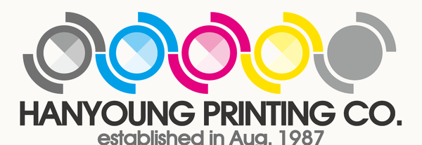 한영인쇄사 HANYOUNG PRINTING CO. 로고